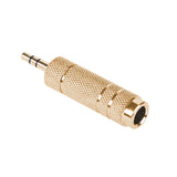 Lechpol Adaptor Audio Adaptor Audio Lechpol ZLA0323 | Jack 3.5mm Tata - 6.3mm Mama, Gold