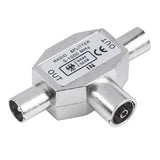 Lechpol Accesorii metalice Splitter TV Lechpol ZLA0363 | Metal, 1 Mama - 2 Tata, Coaxial