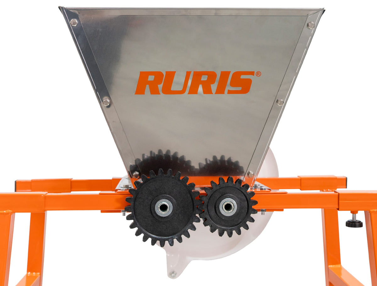 Ruris Zdrobitor struguri Zdrobitor pentru struguri RURIS SP28 | Material cuva inox, Material role Nylon, Actionare Manuala