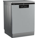 BEKO Masina de spalat vase FS Beko, 15 seturi, 6 programe, Clasa D, HygieneIntense, display, Pearl Inox