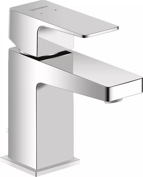 Duravit Baterie lavoar Duravit, Manhattan single lever bas. mixer S with pull-rod, monocomanda, marime S, cartus ceramic, set evacuare cu tija, crom