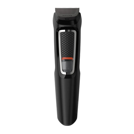 Philips Aparat de tuns barba si parul 9 in 1 Philips Multigroom, Lameac cu ascutire, Acumulator, 6 piepteni par fata si cap, Negru
