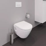 Duravit Vas wc Duravit, Toilet wm compact 480 mm D-Neo, white, rimless, wd-model, suspendat, evacuare orizontala, fara capac (0021610000, 0021690000), alb
