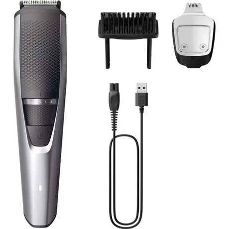 Philips Aparat de tuns barba PHILIPS Seria 3000, acumulator, autonomie 60 min, gri antracit