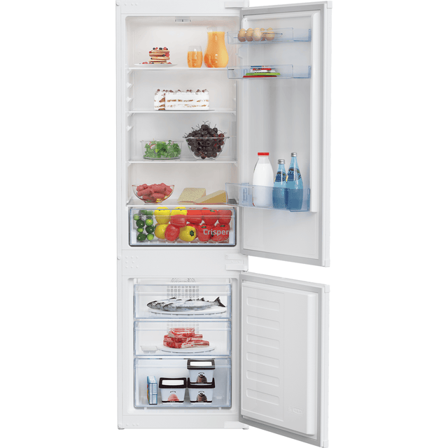 Beko Combina frigorifica Combina frigorifica Beko BCHA275K41SN | 275L, Semi NoFrost, Clasa F, LED, 54x54.5x177.5cm