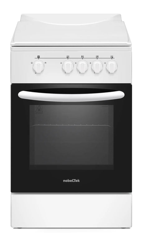 NobeLTek Cooking Aragaz Aragaz Nobeltek NLT 5551A/G1 | 50x50cm, Plita Gaz, Cuptor Gaz, GPL/GN, Alb, 50x54x87cm