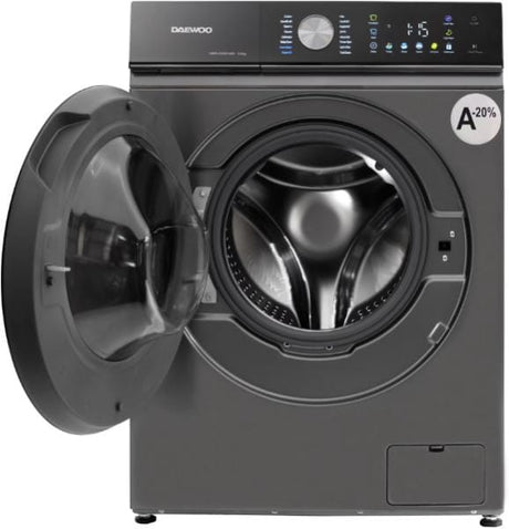 Daewoo Masina de spalat rufe Masina de spalat rufe Daewoo DWD-CS8014SK | 8kg, 1400RPM, A-30%, Inverter, Silver
