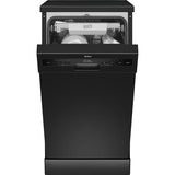 Masina de spalat vase Amica, free standing, 45 cm, display LED, 10 seturi, 7 programe, 3 sertare, Clasa C, ECO, AquaStop