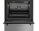 Beko Aragaz Aragaz Beko FBSM62530DXMS | 4 Arzatoare, Cuptor Electric 8 Functii, LED Display, Autocuratare Catalitica, 60x60x85cm