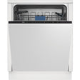Beko Masina de spalat vase Masina de spalat vase Beko BDIN16435 | 14 seturi, 6 programe, SelfDry, Clasa D, 59.8x55x81.8cm