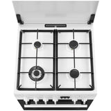 Electrolux Aragaz Aragaz Electrolux LKK664222W | mixt, SteamBake, 4 arzatoare, Gaz + Electric
