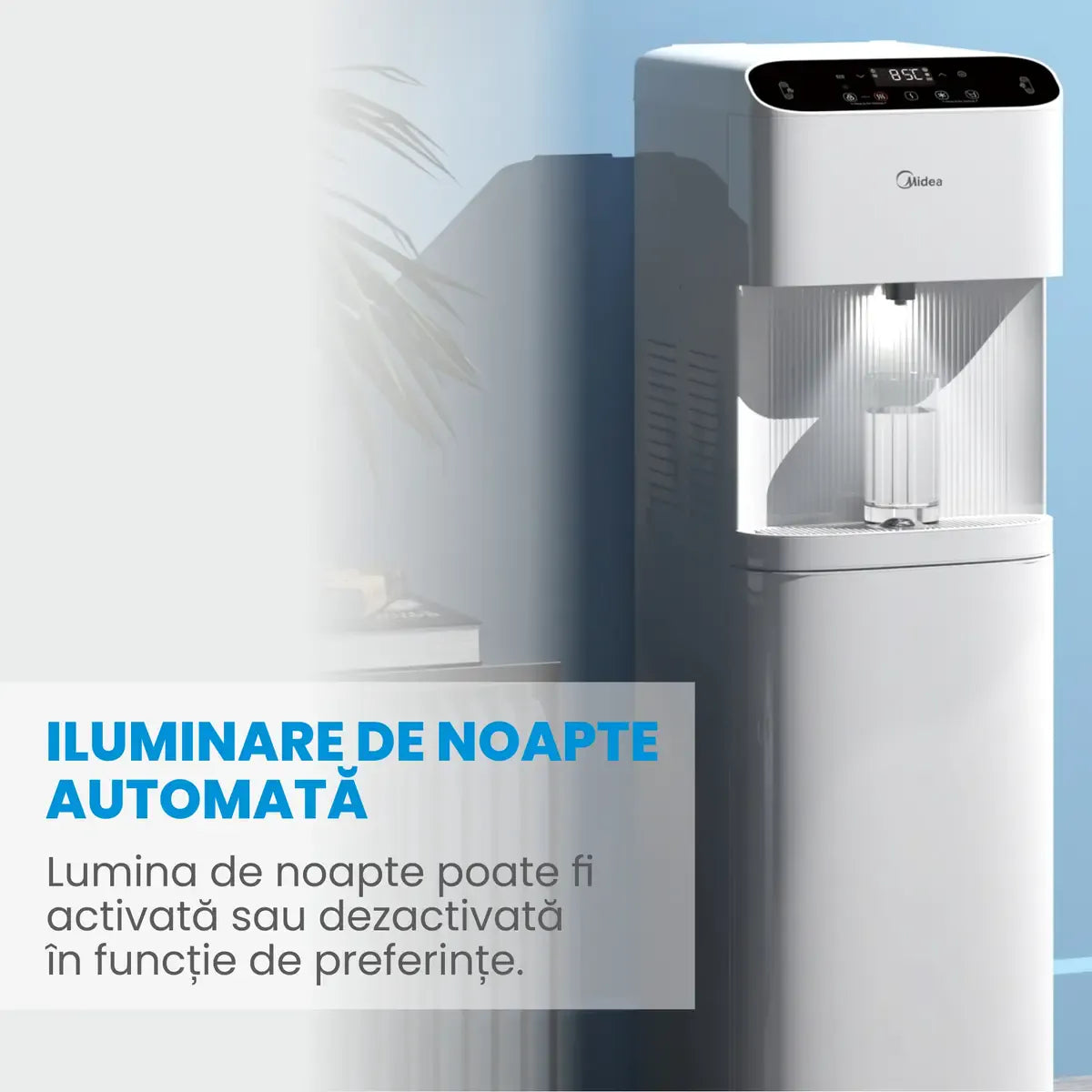Midea Dozator apa Dozator Apa Midea JL2240S-B | Conectare Retea, Filtre PAC & UF+C, 4-92°C, 420W