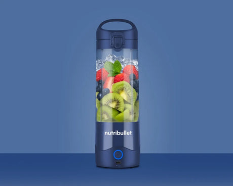 De'Longhi Blender Blender Portabil Nutribullet NBP003NBL | 475ml, USB-C, Lame Otel, Navy Blue