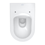 Duravit Vas wc Duravit, Toilet WM 570mm ME by Starck white washdown, Durafix, suspendat, evacuare orizonatala, fara capac (0020010000, 0020090000), alb