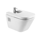 Roca Bideu Bideu Suspendat Roca The Gap A357475000 | Patrat, Alb, Orificiu Baterie