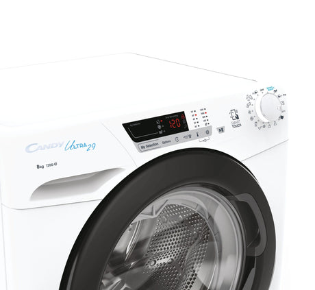 Candy Masina de spalat rufe Mașină de spălat rufe Candy HCU1282DB/1-S | 8kg, 1200rpm, 40 programe, clasa D, 60x53x85cm