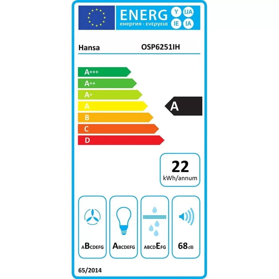 Hansa Hota traditionala Hota Traditionala Hansa OSP6251IH | 60cm, 400m3/h, 2 Motoare, LED, Inox
