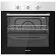 NobeLTek BI Cuptor incorporabil electric, 5 functii, 3 butoane, timer mecanic, 56L, sticla dubla, ventilator de racire, inox