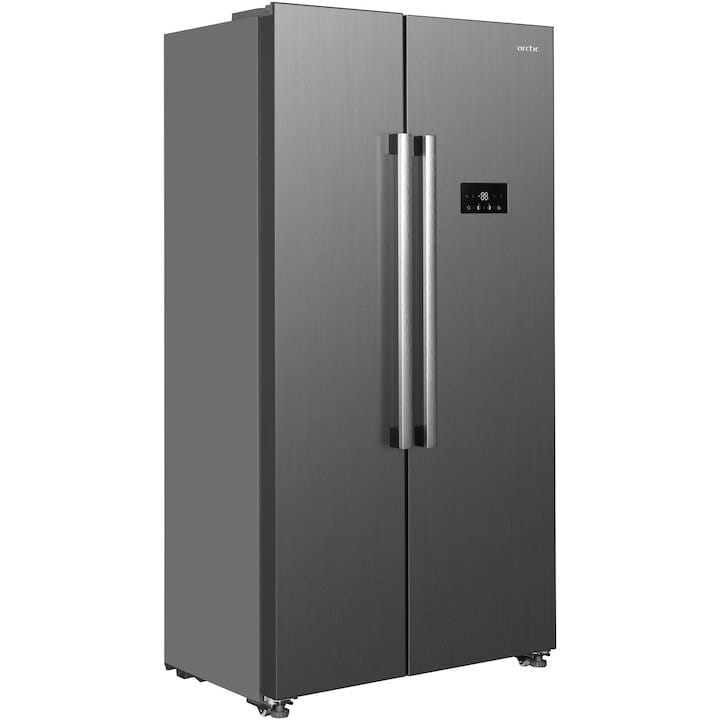 ARCTIC SBS Side-by-Side Arctic AS427E4NMT | 442L, Full NoFrost, Clasa E, Inox