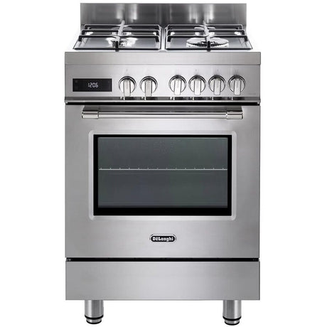 Candy Aragaz Aragaz Candy PRO 66 MXL PZ RO | 4 Arzatoare, Gaz + Electric, 60cm, Grill, Inox, 90x60x85cm
