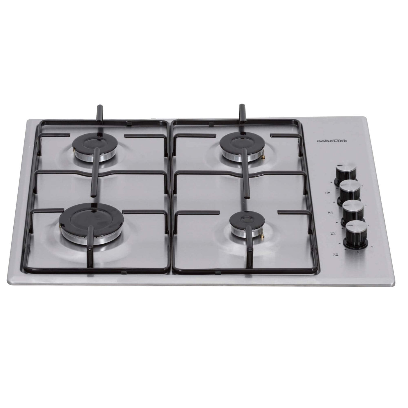 Nobeltek Plita pe gaz Plita pe gaz Nobeltek NHBG-6400IX | 4 arzatoare, inox, aprindere electrica