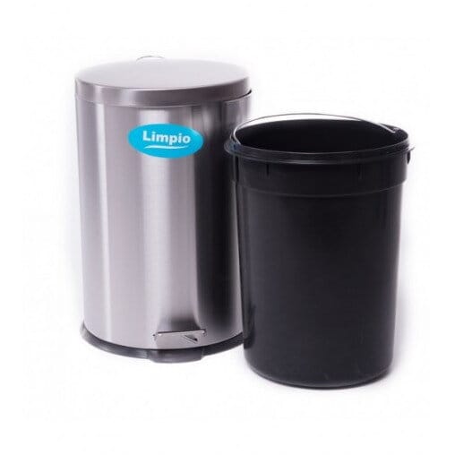 Limpio Cos gunoi Cos Gunoi Limpio CX-20L SATINAT | 20L, Inox Satinat, Pedala