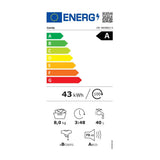Masina de spalat rufe Candy GD 48SB6G-S | 8kg, 1400RPM, Inverter BPM, Clasa A, Gri inchis