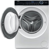 HAIER Masina de spalat cu uscator Haier, Motor Direct Motion, 12+8 kg, clasa A (spalare), 1400 rpm, iRefresh, ABT,  Drum light, Dual Spray, Pillow Drum, display Led cu Touch control, Smart Detecting, alba - usa neagra