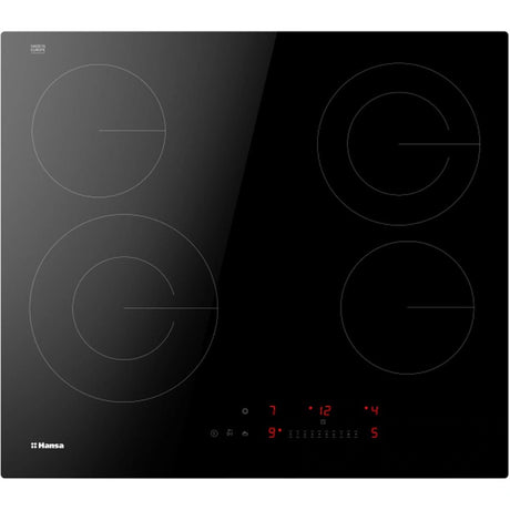Hansa Plita incorporabila Plita incorporabila Hansa BHC62516 | 60 cm, Ceramica electrica, 4 zone, 2 zone extinse