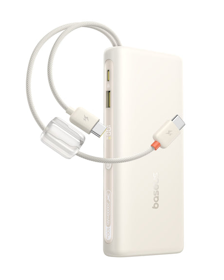 Baseus Acumulator Acumulator Extern Baseus EnerFill FC41 E0028N04 | 20000mAh, 100W, Display Digital, USB-C, Alb