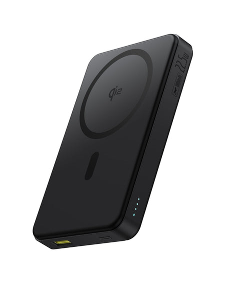 Baseus Acumulator Acumulator Extern Baseus Airpow Qi2 P10080000123-00 | 10.000mAh, 22.5W, Magnetic, Negru