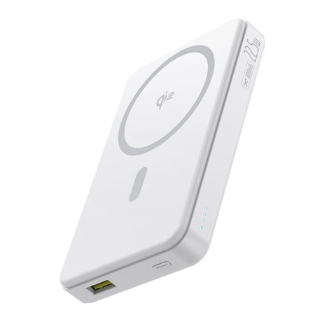Baseus Acumulator Acumulator Portabil Baseus Airpow 2 Qi2 P10080000213-00 | 10000mAh, 22.5W, Magnetic, Alb