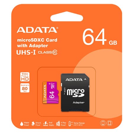 Adata Card de memorie Card de memorie Adata PLYMSD64GCL10 | 64GB