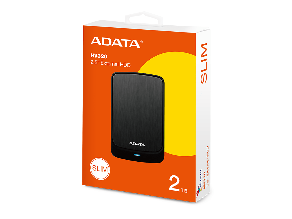 Adata HDD Extern HDD Adata AHV320-2TU31-CBK | 2TB, 2.5", Negru