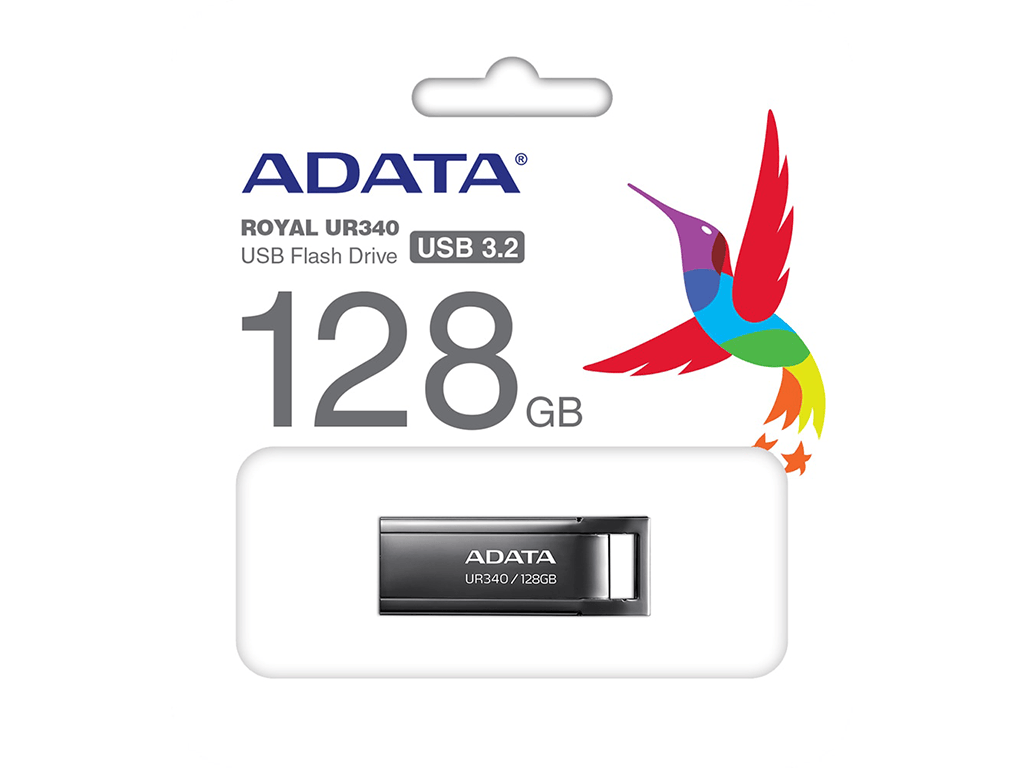 Adata Memorie USB Memorie USB Adata AROY-UR340-128GBK | 128GB, 4K UHD, Negru