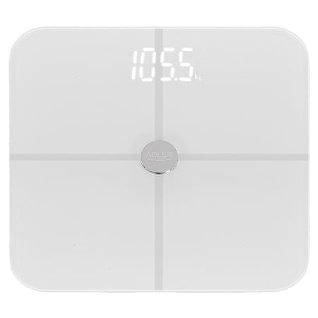 Adler Cantar corporal Cântar Corporal Adler AD8187W | Gri, LED