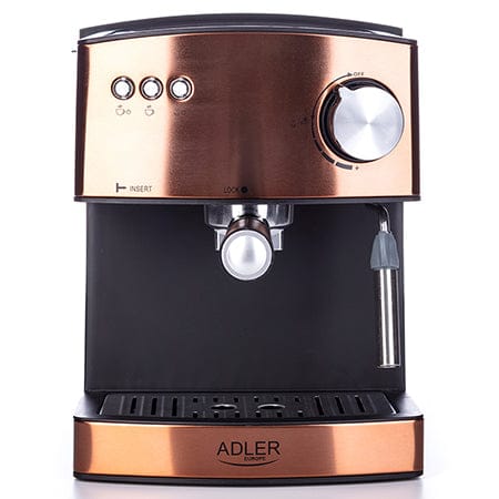 Adler Espressor automat Espressor Manual Adler | 850W, 1.6L, Negru