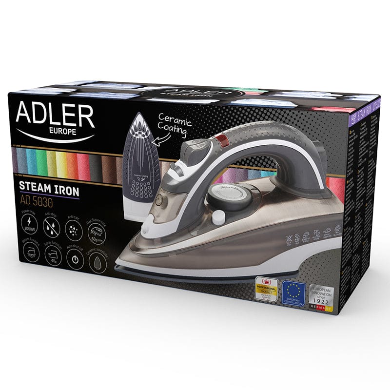 Adler Fier de calcat Fier de Călcat Adler AD5030 | 3000W, 240V