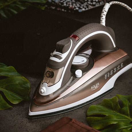 Adler Fier de calcat Fier de Calcat Adler AD5030 | 3000W, 310ml, Talpa Ceramica, Alb