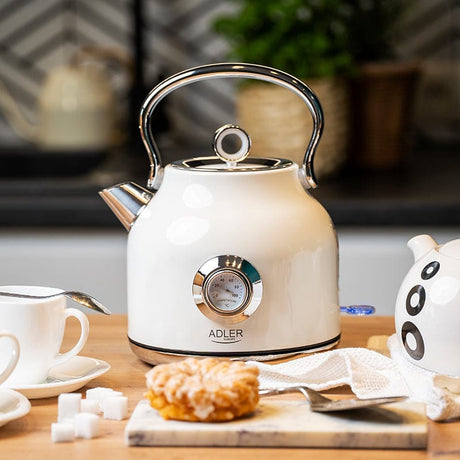 Adler Fierbator Fierbător Adler AD1346W | 2200W, 1.7L, 75cm, Negru