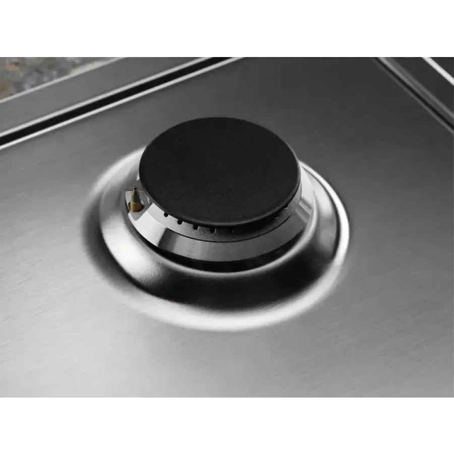 Electrolux Plita incorporabila ELECTROLUX, Gaz, 4 arzatoare, Wok, inox