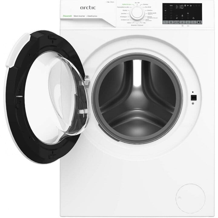 ARCTIC Masina de spalat rufe Masina de spalat rufe Arctic APLM2WFSU28211W | 8kg, 1200rpm, A, Inverter, ExtraSteam, 60x54.6x84.5cm