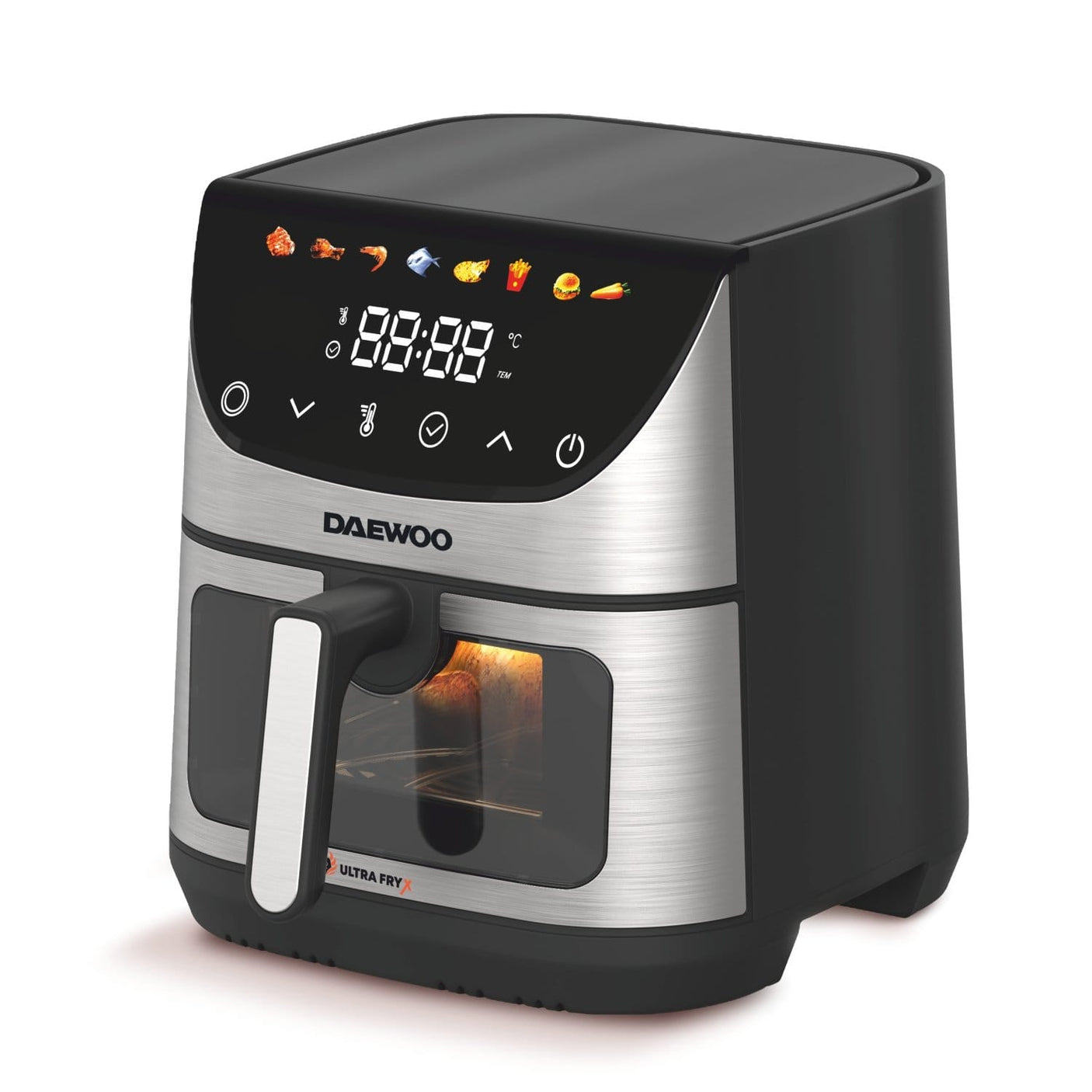 Daewoo Air Fryer Friteuza Daewoo SDA DAF1600IX | 6.5L, 1600W, 8 Programe, 80-200°C