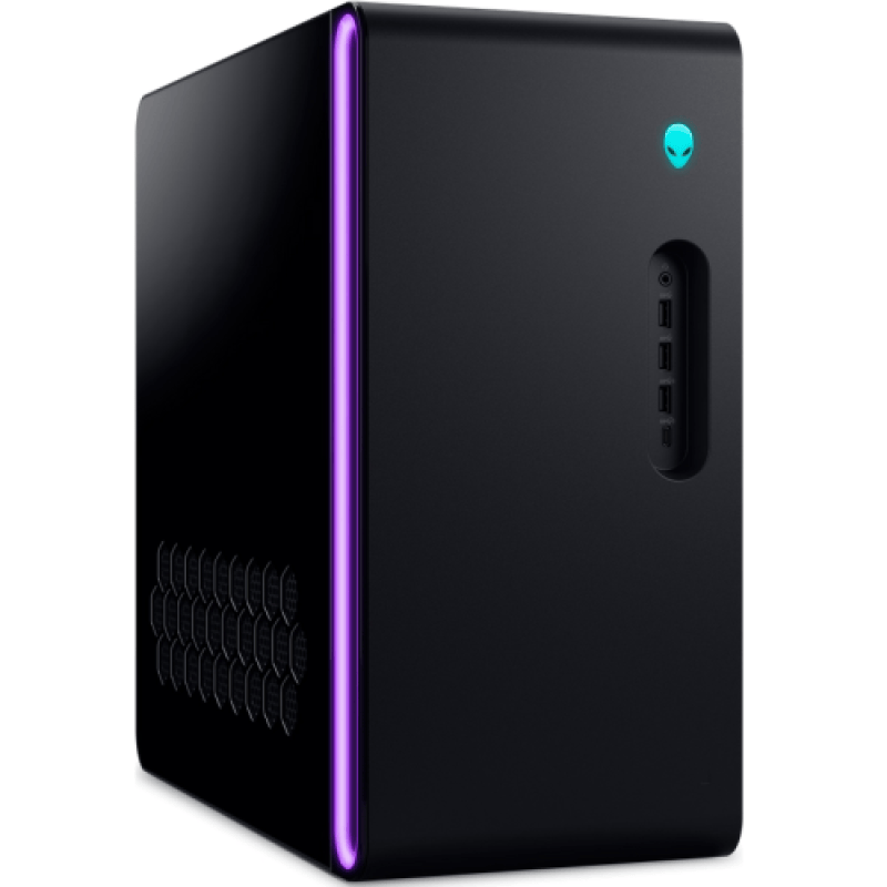DELL Calculator desktop Dell Gaming Desktop Alienware Aurora ACT1250, 500W Platinum Rated PSU, Solid Door & Air Cooler, Intel(R) Core(TM) Ultra 7 processor 265F (20- Core, 66MB Total Cache, 1.8GHz to 5.3GHz), NVIDIA(R) GeFor