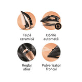 Albatros Fier de calcat Fier de Călcat Albatros ROSA | 3000W, 450ml