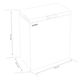 Albatros Lada frigorifica Ladă Frigorifică Albatros LA175E | 142L, LED