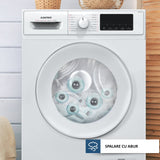 Albatros Masina de spalat rufe Mașină de spălat Albatros AWMI1495, 9 kg, Motor Inverter, 16 Programe, 1400 RPM, Clasa A-10%, reîncărcare în timpul spălării, alb