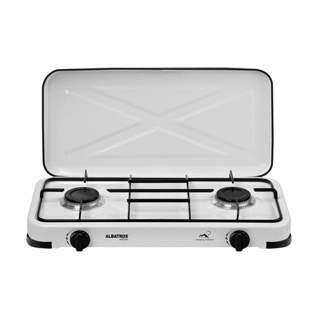 Albatros Plita pe gaz Plită pe Gaz AlbatrosAPG21W | 21W, Alb, Portabil