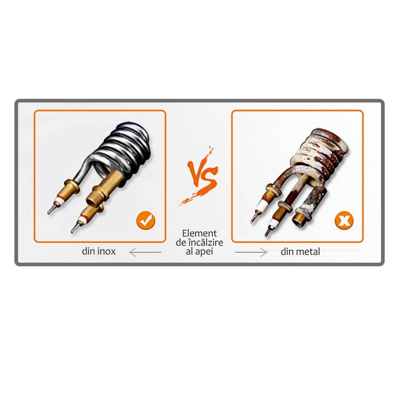 Albatros Robinet Electric Robinet Electric Albatros Aqualiente | 3000W, 2.5L, Roșu