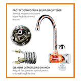 Albatros Robinet electric Robinet electric Albatros PREMIUM | 3000W, 2.5L, Roșu